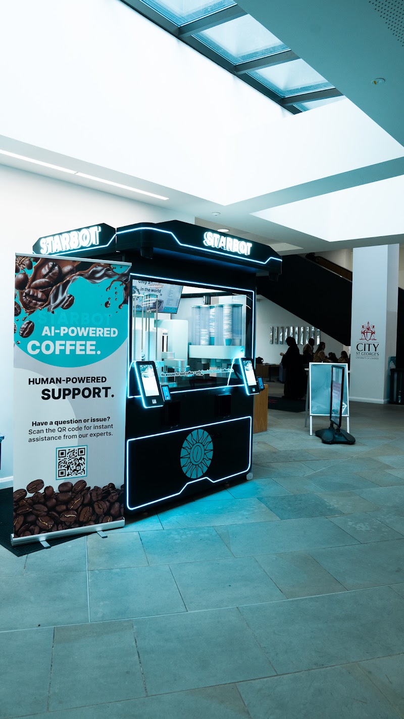 Starbot kiosk at City St George's, University of London